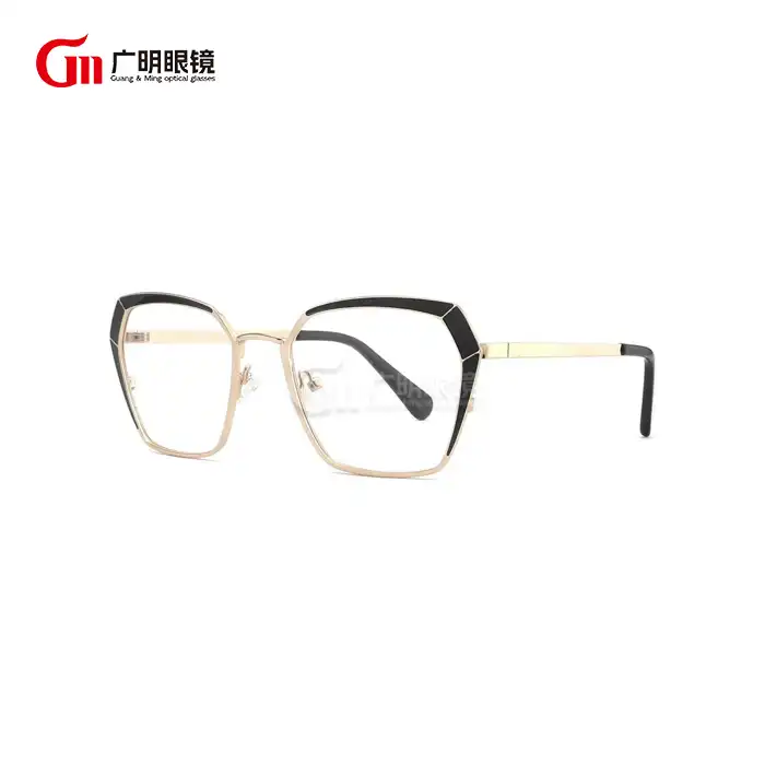 How much thinner can steel eyeglass frames be vs. acetate?